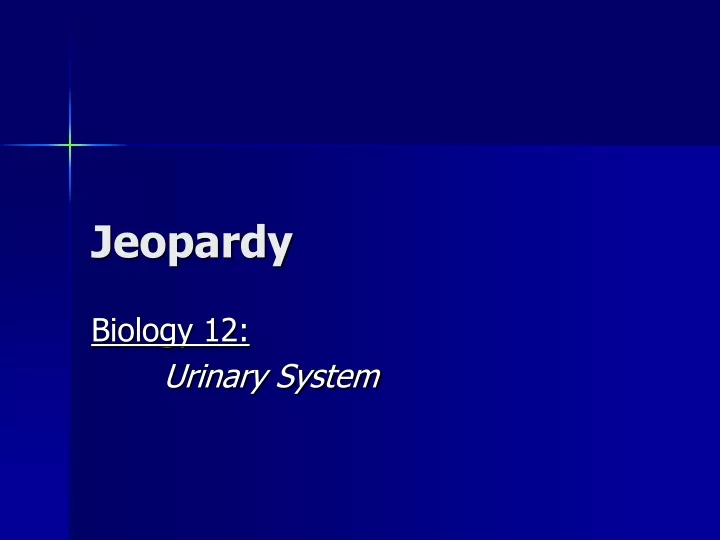 jeopardy