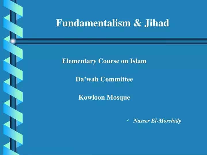fundamentalism jihad