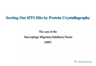 Sorting Out HTS Hits by Protein Crystallography