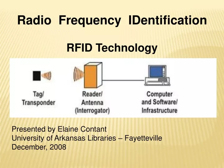 What is Radio Frequency Identification (RFID)?