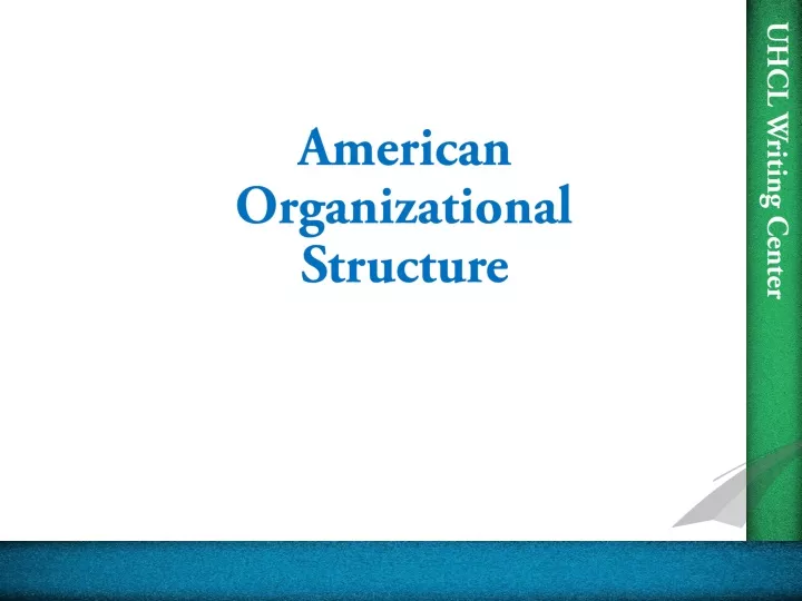 american organizational structure