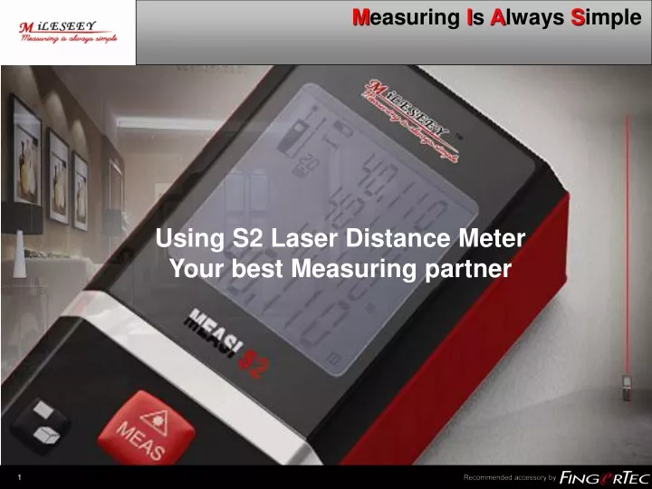 using s2 laser distance meter your best measuring