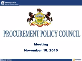 Meeting November 18, 2010