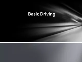 Basic Driving
