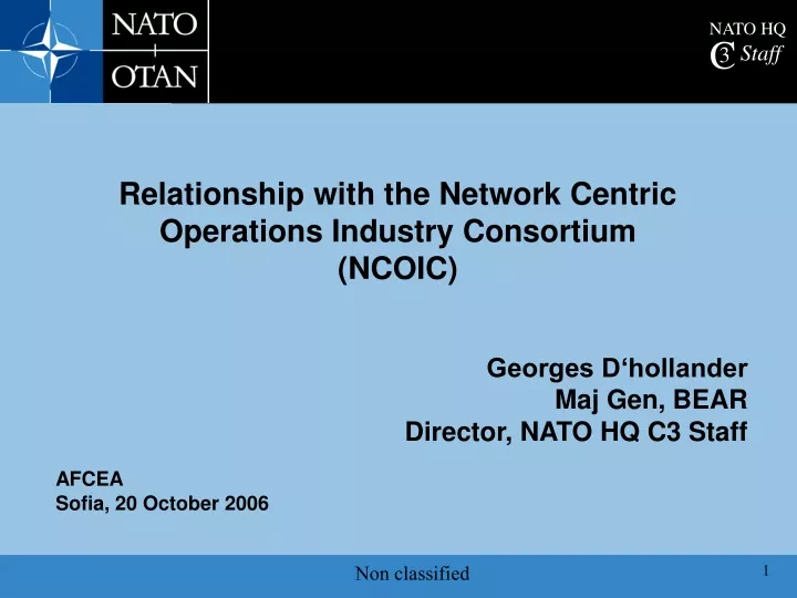 relationship with the network centric operations