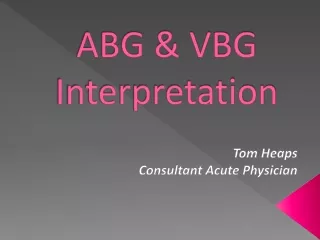 ABG &amp; VBG Interpretation