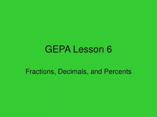 GEPA Lesson 6