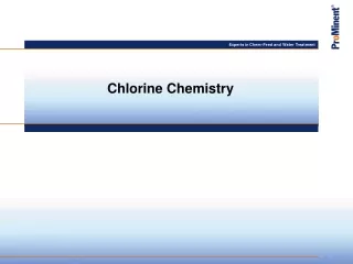 Chlorine Chemistry