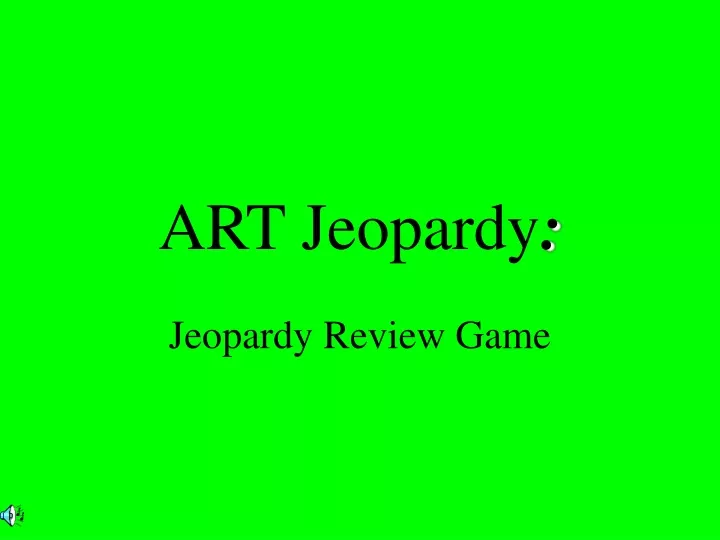 art jeopardy