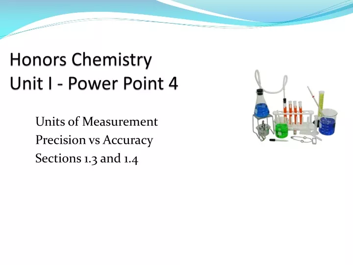 honors chemistry unit i power point 4