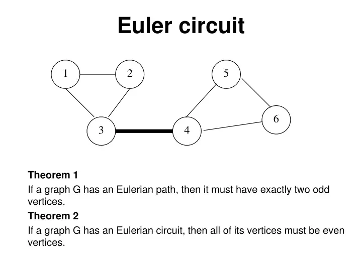 euler circuit