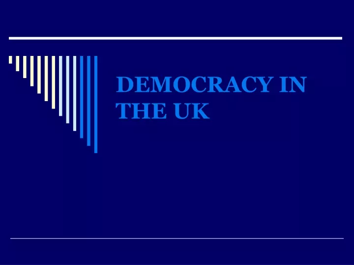 democracy in the uk