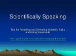 Scientifically Speaking - slide 1