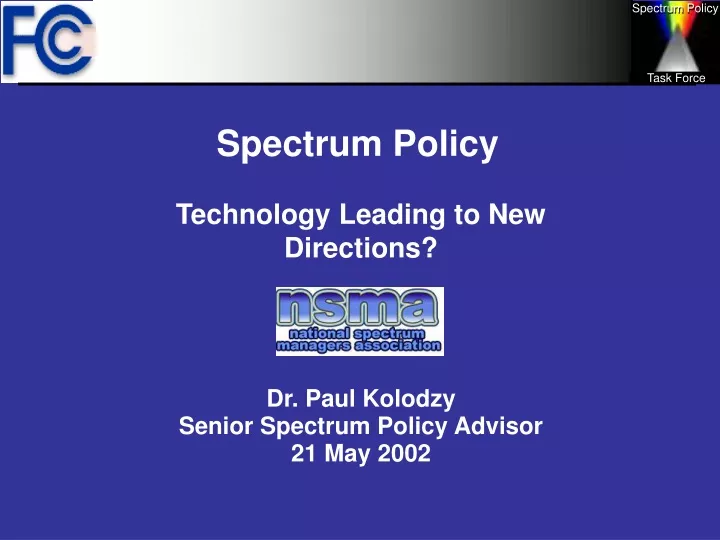 spectrum policy