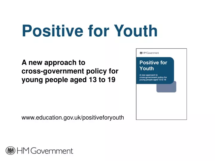 positive for youth