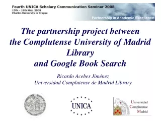 Ricardo Acebes Jiménez Universidad Complutense de Madrid Library