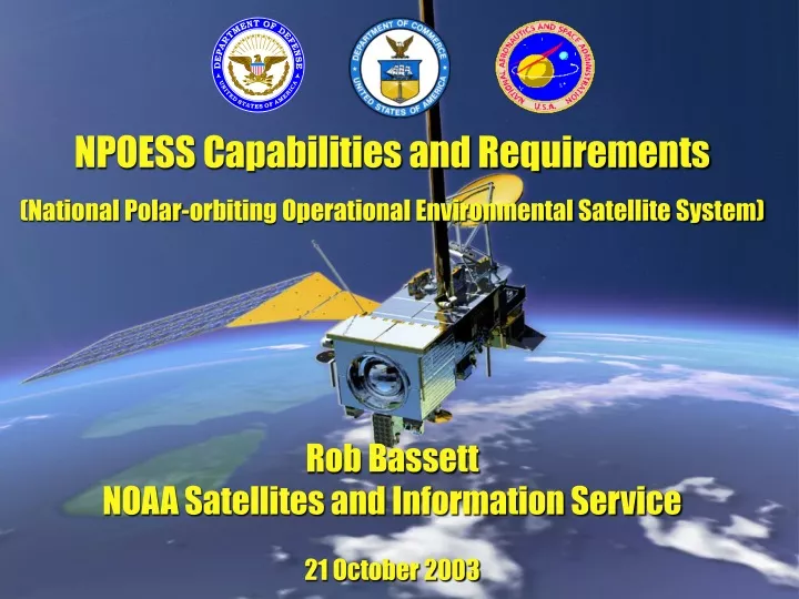 npoess capabilities and requirements national