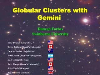 Globular Clusters with Gemini
