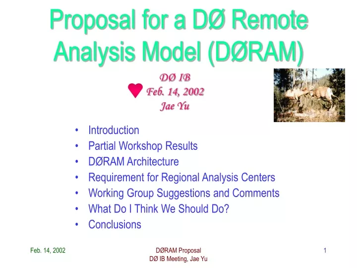 proposal for a d remote analysis model d ram