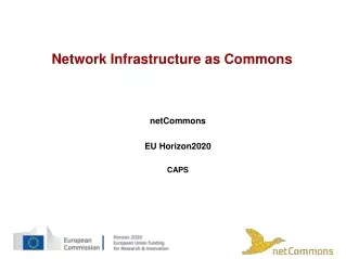Network Infrastructure as Commons