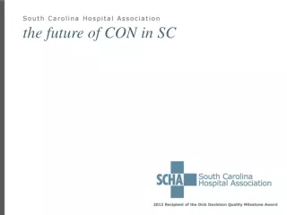 the future of CON in SC