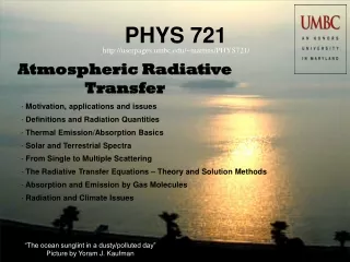 Atmospheric Radiative Transfer