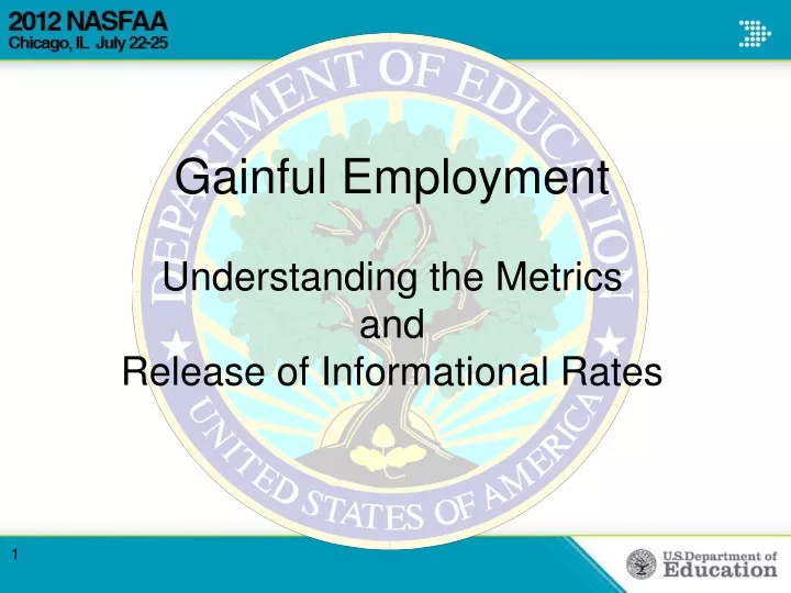 gainful employment understanding the metrics and release of informational rates