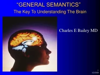 “GENERAL SEMANTICS” The Key To Understanding The Brain