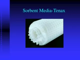 sorbent media tenax