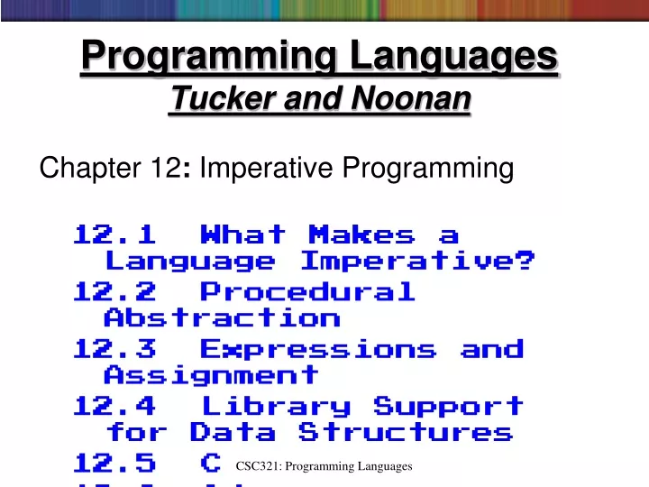 programming languages tucker and noonan