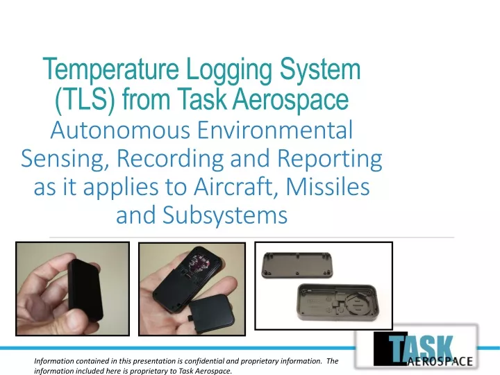 temperature logging system tls from task