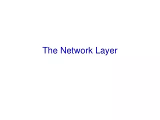 The Network Layer