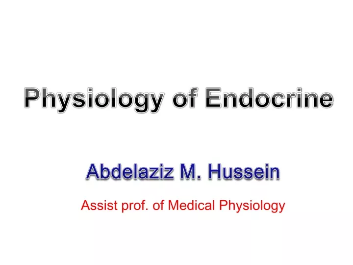 assist prof of medical physiology