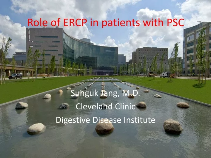 role of ercp in patients with psc
