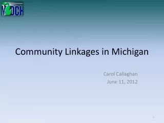Community Linkages in Michigan
