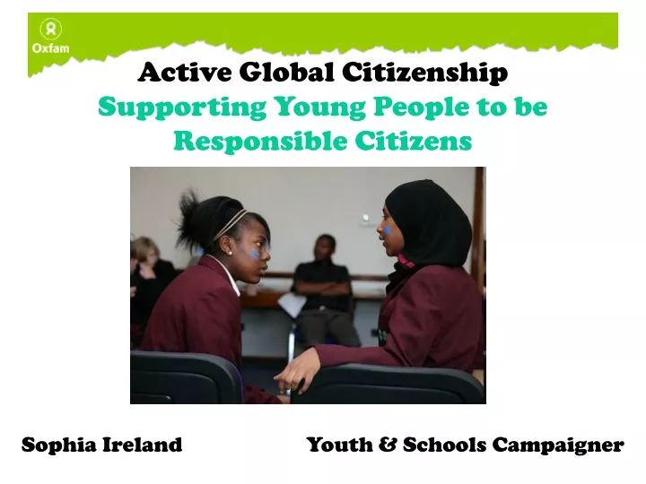 active global citizenship supporting young people to be responsible citizens