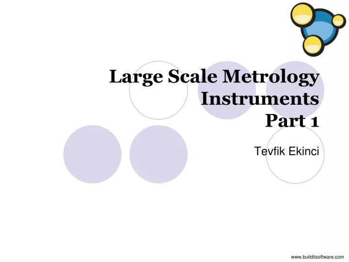 large scale metrology instruments part 1