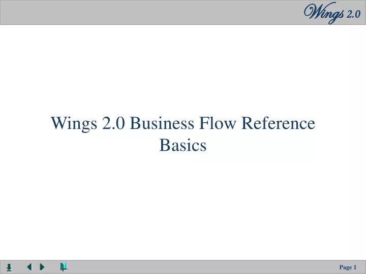 wings 2 0 business flow reference basics