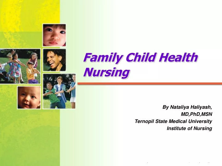family child health nursing