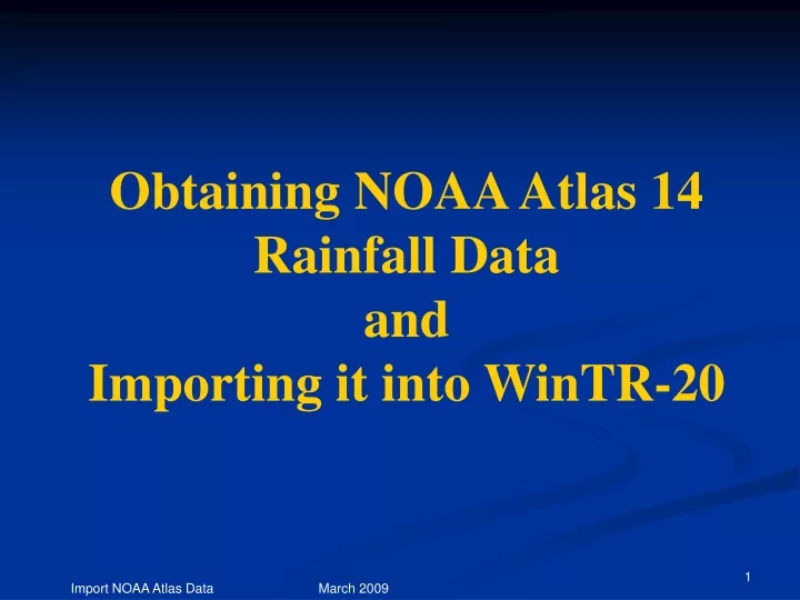 obtaining noaa atlas 14 rainfall data