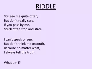 RIDDLE