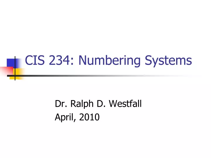 cis 234 numbering systems