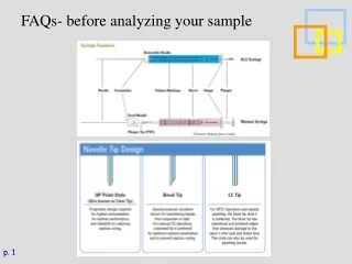 FAQs- before analyzing your sample