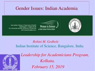 Gender Issues: Indian Academia