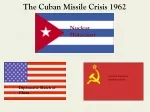 The Cuban Missile Crisis 1962