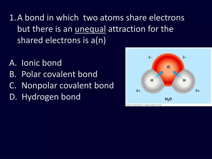 a bond in which two atoms share electrons
