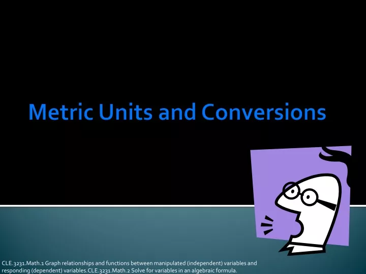 metric units and conversions