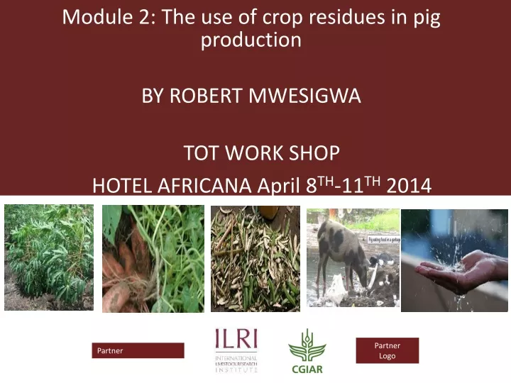 module 2 the use of crop residues