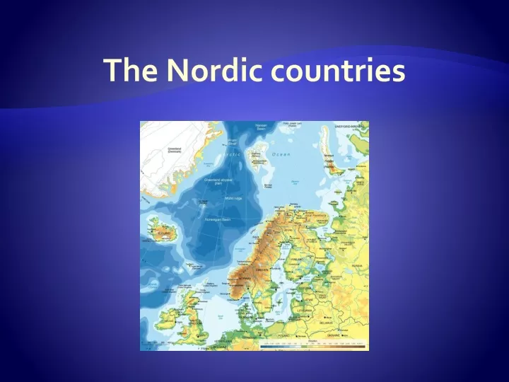 the nordic countries