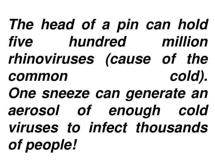 the head of a pin can hold five hundred million